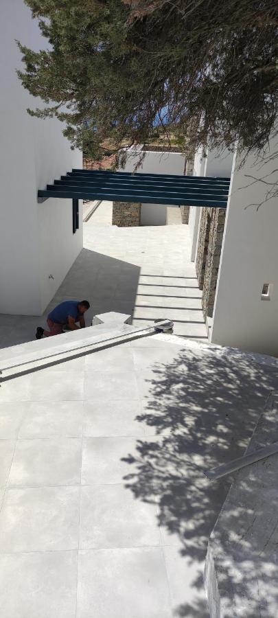 Paros-Memories-Neubau-Villen, Sportpool Aspro Chorio Ngoại thất bức ảnh