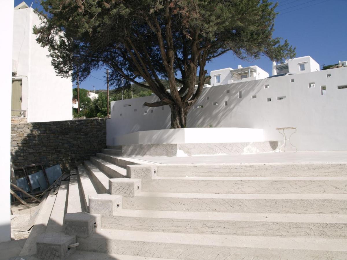 Paros-Memories-Neubau-Villen, Sportpool Aspro Chorio Ngoại thất bức ảnh