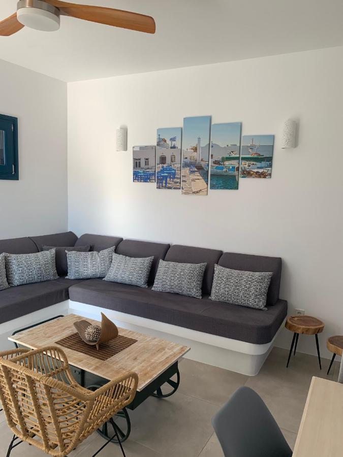 Paros-Memories-Neubau-Villen, Sportpool Aspro Chorio Ngoại thất bức ảnh