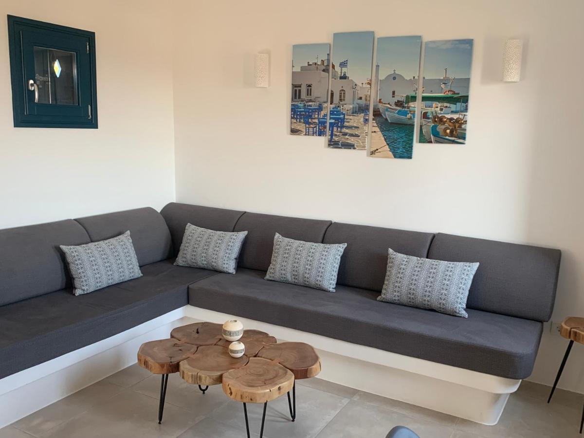 Paros-Memories-Neubau-Villen, Sportpool Aspro Chorio Ngoại thất bức ảnh