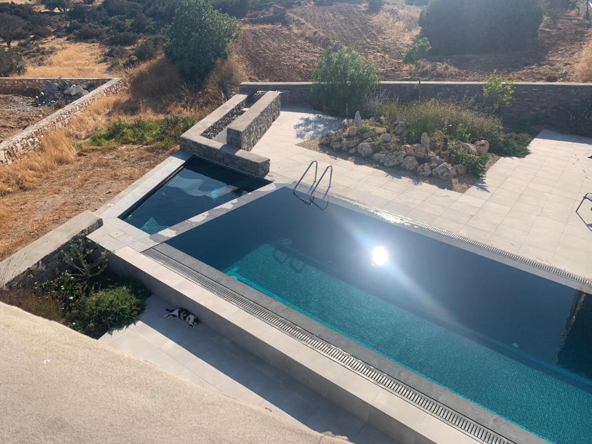 Paros-Memories-Neubau-Villen, Sportpool Aspro Chorio Ngoại thất bức ảnh
