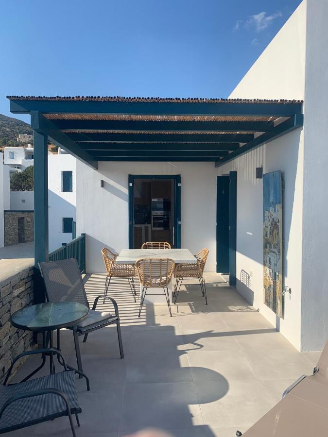 Paros-Memories-Neubau-Villen, Sportpool Aspro Chorio Ngoại thất bức ảnh