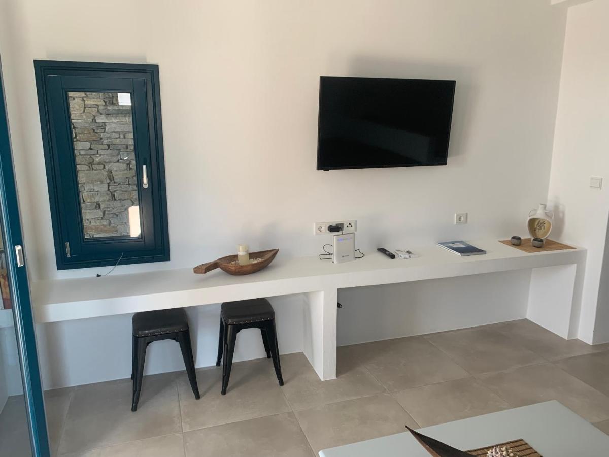 Paros-Memories-Neubau-Villen, Sportpool Aspro Chorio Ngoại thất bức ảnh