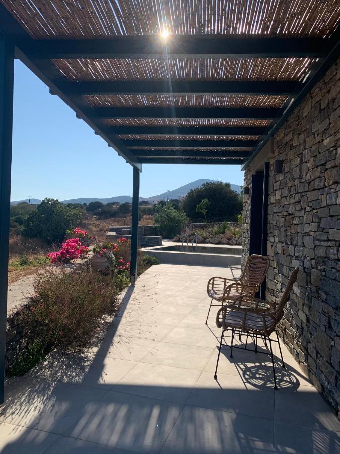 Paros-Memories-Neubau-Villen, Sportpool Aspro Chorio Ngoại thất bức ảnh