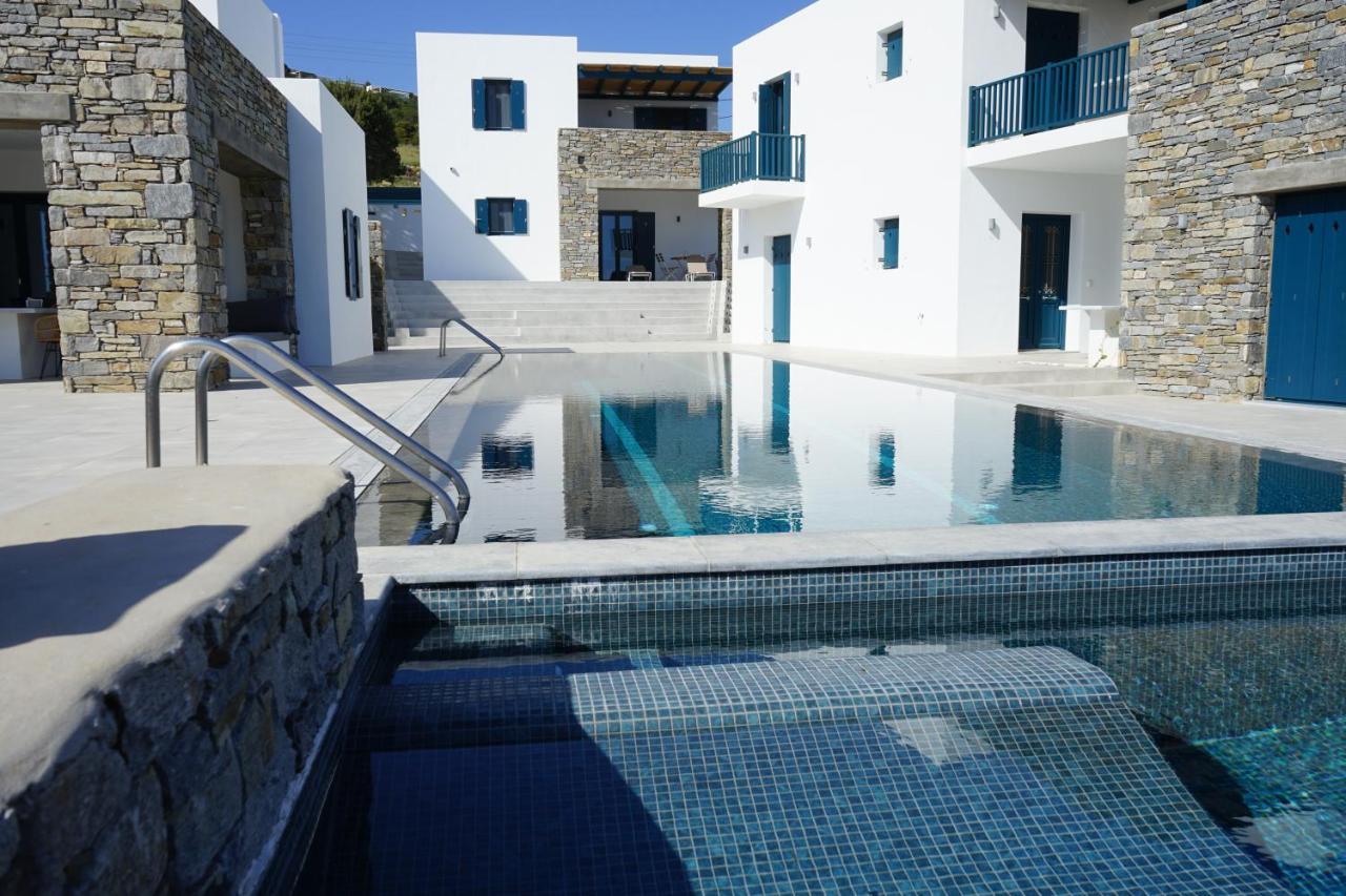Paros-Memories-Neubau-Villen, Sportpool Aspro Chorio Ngoại thất bức ảnh