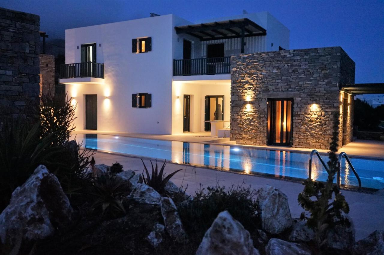 Paros-Memories-Neubau-Villen, Sportpool Aspro Chorio Ngoại thất bức ảnh