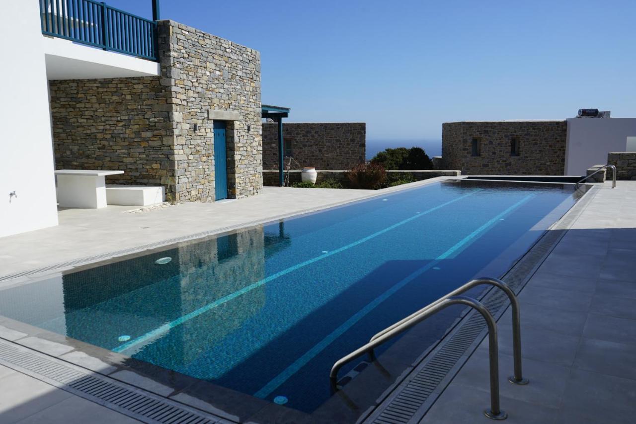 Paros-Memories-Neubau-Villen, Sportpool Aspro Chorio Ngoại thất bức ảnh