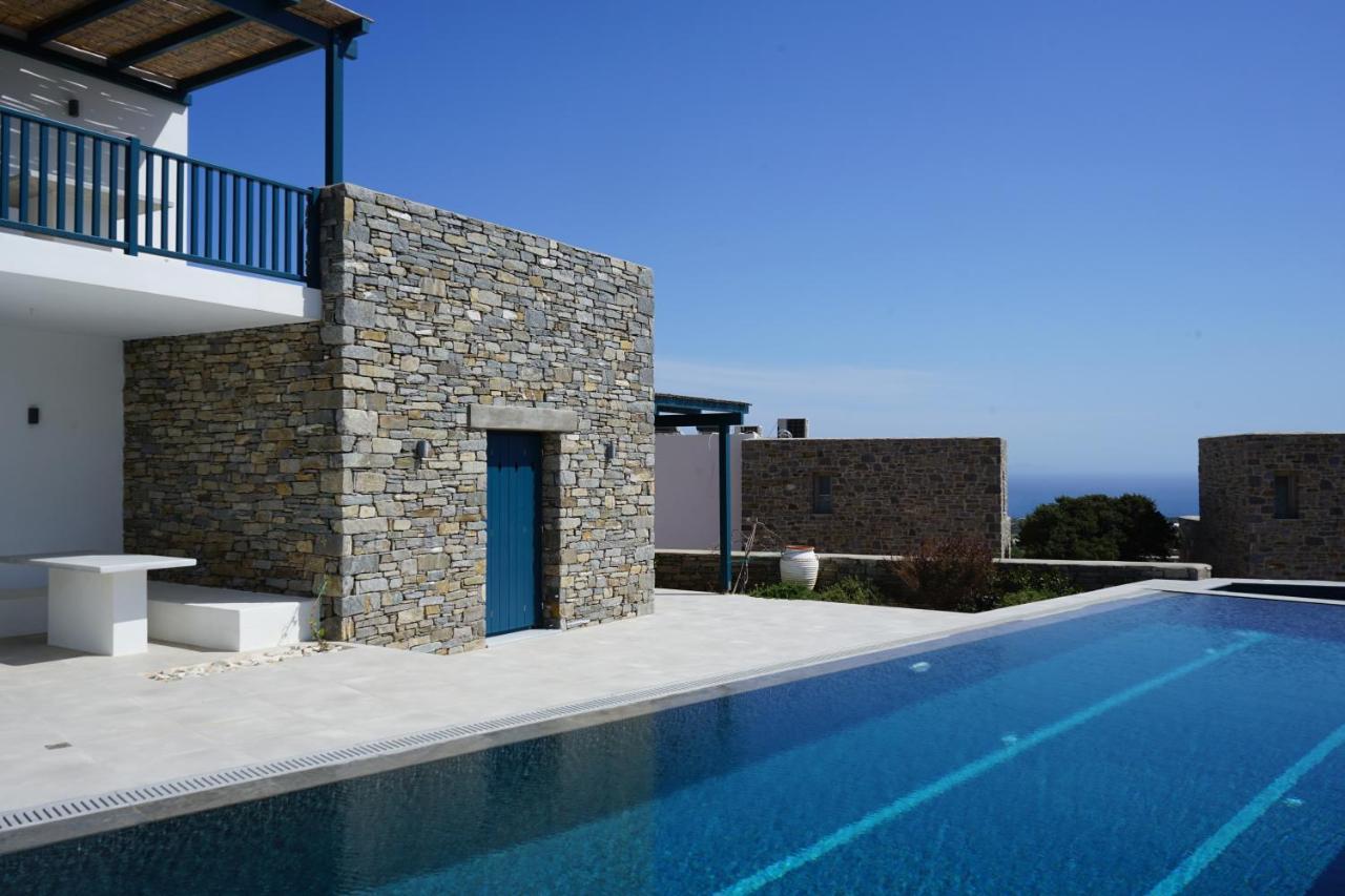 Paros-Memories-Neubau-Villen, Sportpool Aspro Chorio Ngoại thất bức ảnh